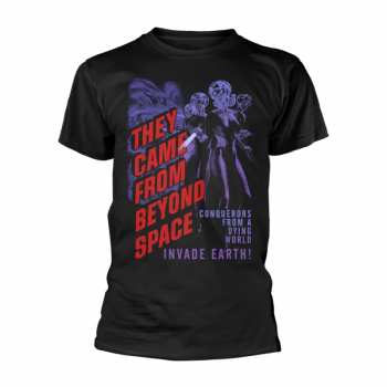 Merch They Came From Beyond Space: Maglietta They Came From Beyond Space (black)