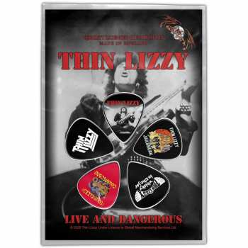 Merch Thin Lizzy: Set di plettri Live & Dangerous