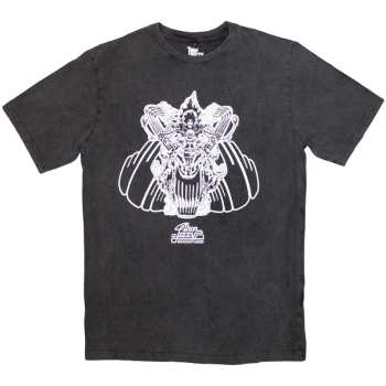 Merce Thin Lizzy: Thin Lizzy Unisex Stone Wash T-shirt: Rocker (small) S