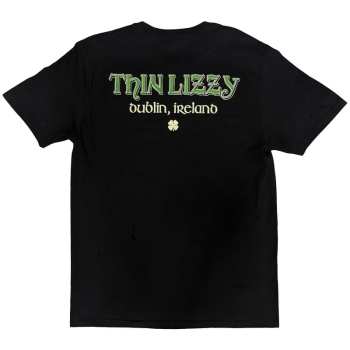 Merce Thin Lizzy: Thin Lizzy Unisex T-shirt: Celtic Ring (back Print) (small) S