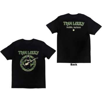 Merce Thin Lizzy: Thin Lizzy Unisex T-shirt: Celtic Ring (back Print) (small) S