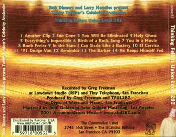 CD Thinking Fellers Union Local 282: Bob Dinners And Larry Noodles Present Tubby Turdner's Celebrity Avalanche