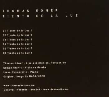 CD Thomas Köner: Tiento De La Luz