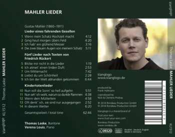 CD Thomas Laske: Mahler Lieder 
