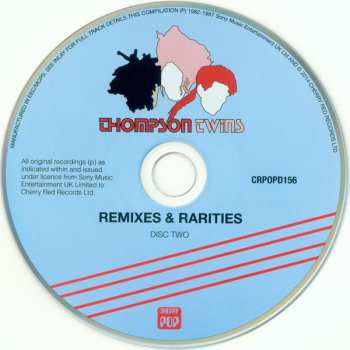 2CD Thompson Twins: Remixes & Rarities
