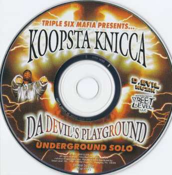 CD Three 6 Mafia: Da Devil's Playground: Underground Solo