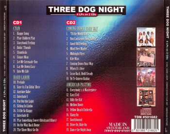 2CD Three Dog Night: 4 LPs on 2 CDs - Cyan, Hard Labor, Coming Down Your Way, American Pastime