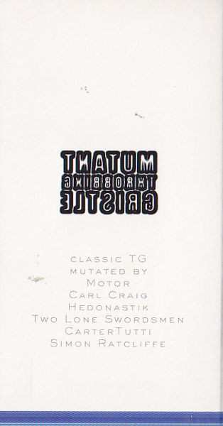 CD Throbbing Gristle: Mutant Throbbing Gristle