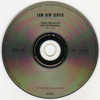 2CD Kim Kashkashian: Monodia