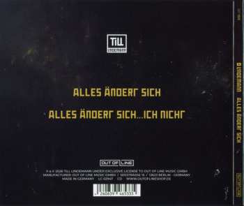 CD Till Lindemann: Alles Ändert Sich