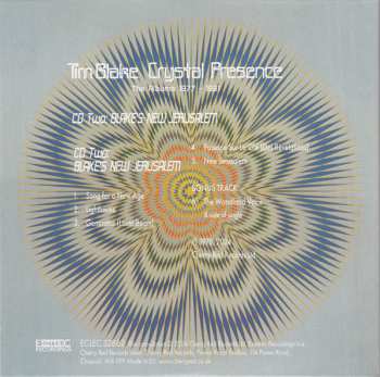 3CD/Set di cofanetti Tim Blake: Crystal Presence (The Albums 1977 - 1991)