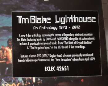 3CD/DVD/Set di cofanetti Tim Blake: Lighthouse An Anthology 1973 - 2012