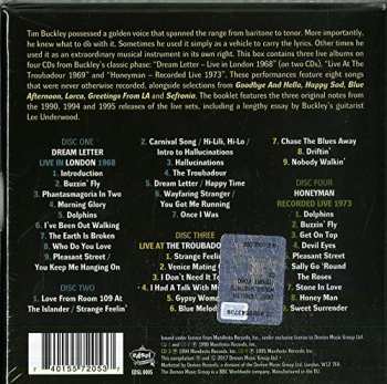 4CD/Set di cofanetti Tim Buckley: Buzzin' Fly - Live Anthology 1968 - 1973