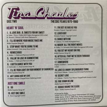 2CD Tina Charles: The CBS Years 1975-1980