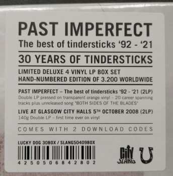 4LP/Set di cofanetti Tindersticks: Past Imperfect: The Best Of Tindersticks '92 - '21 LTD | DLX | NUM | CLR