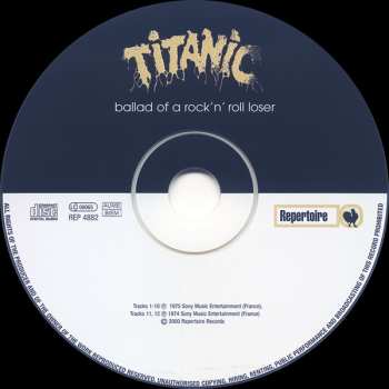 CD Titanic: Ballad Of A Rock'n'Roll Loser