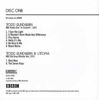3CD/DVD/Set di cofanetti Todd Rundgren: At The BBC 1972-1982