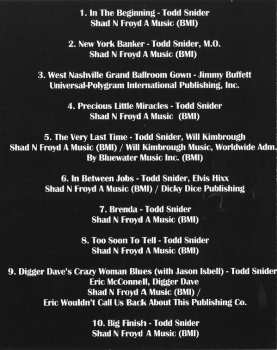 CD Todd Snider: Agnostic Hymns & Stoner Fables