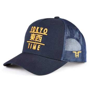 Merce Tokyo Time: Tokyo Time Unisex Mesh Back Cap: Tt Heritage Gold Logo
