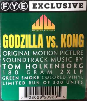 2LP Tom Holkenborg: Godzilla Vs. Kong (Original Motion Picture Soundtrack)