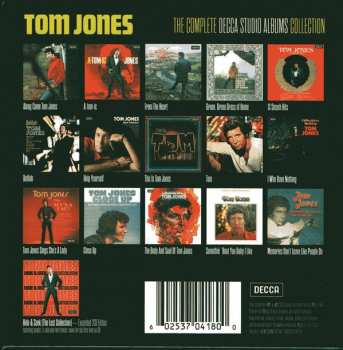 17CD/Set di cofanetti Tom Jones: The Complete Decca Studio Albums Collection