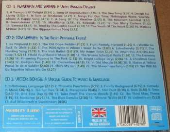 3CD/Set di cofanetti Tom Lehrer: The Very Best Of Tom Lehrer, Victor Borge And Flanders & Swann