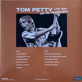 LP Tom Petty And The Heartbreakers: Live 1991 (November 23 The Oakland Coliseum) CLR