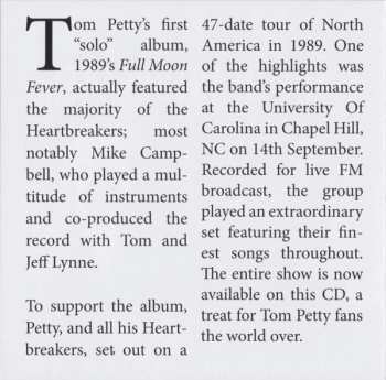 4CD/Set di cofanetti Tom Petty: The Broadcast Archives