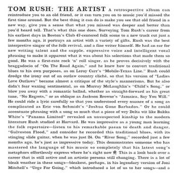 CD Tom Rush: The Very Best Of Tom Rush: No Regrets