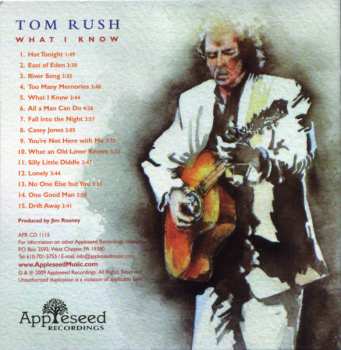 CD Tom Rush: What I Know