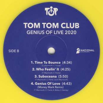 LP Tom Tom Club: Genius Of Live 2020 CLR