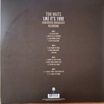 2LP Tom Waits: Like It's 1999 - Vancouver Broadcast Recording