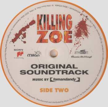 LP Tomandandy: Killing Zoe (Original Soundtrack) LTD | NUM | CLR