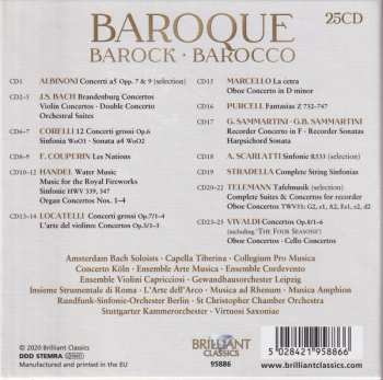 25CD/Set di cofanetti Johann Sebastian Bach: Baroque - Barock - Barocco
