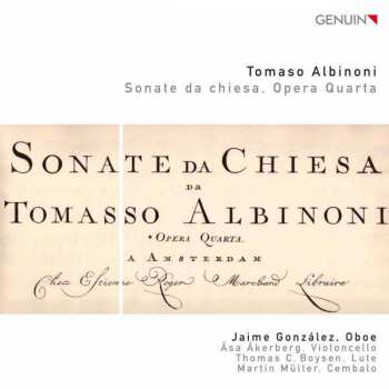 CD Tomaso Albinoni: Sonate Da Chiesa Op.4 Nr.1-6