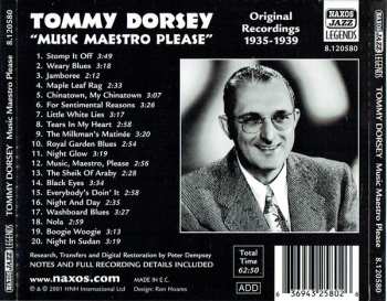 CD Tommy Dorsey: Music Maestro Please (Vol. 1 1935-1939)