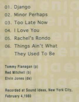 CD Tommy Flanagan: Super-Session
