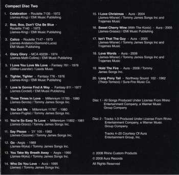 2CD Tommy James & The Shondells: 40 Years (1966-2006)  The Complete Singles Collection