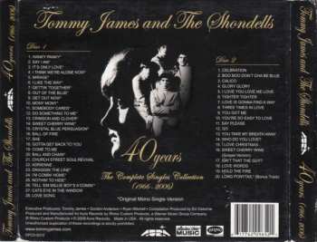 2CD Tommy James & The Shondells: 40 Years (1966-2006)  The Complete Singles Collection