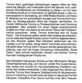 CD Tommy Kent: Susie Darlin'