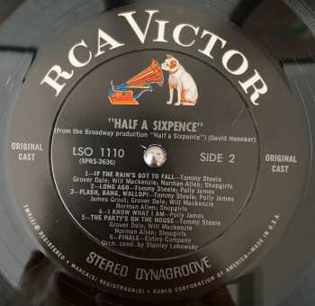 LP Tommy Steele: Half A Sixpence - The Original Broadway Cast Recording