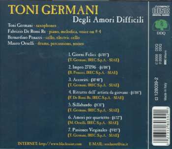 CD Toni Germani: Degli Amori Difficili