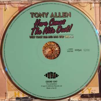 CD Tony Allen: Here Comes The Nite Owl! West Coast R&B And Doo Wop 1954-61