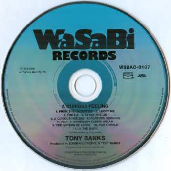 CD Tony Banks: A Curious Feeling