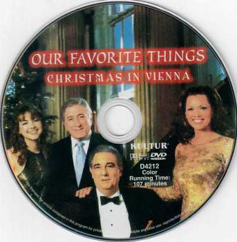 DVD Tony Bennett: Our Favorite Things: Christmas In Vienna