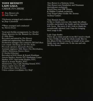 CD Tony Bennett: Cheek To Cheek DLX