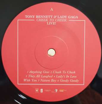 2LP Tony Bennett: Cheek To Cheek Live!