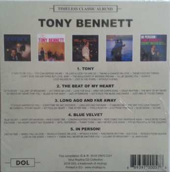 5CD/Set di cofanetti Tony Bennett: Timeless Classic Albums