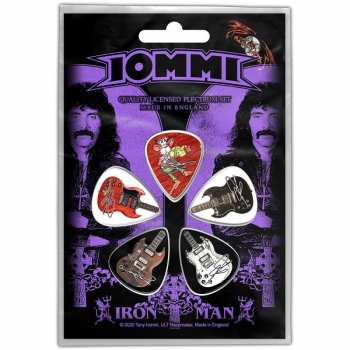 Merch Tony Iommi: Set di plettri Iron Man