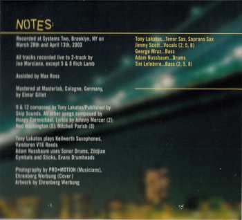 CD Tony Lakatos Trio: I Get Along With You Very Well (The Music Of Hoagy Carmichael) DIGI